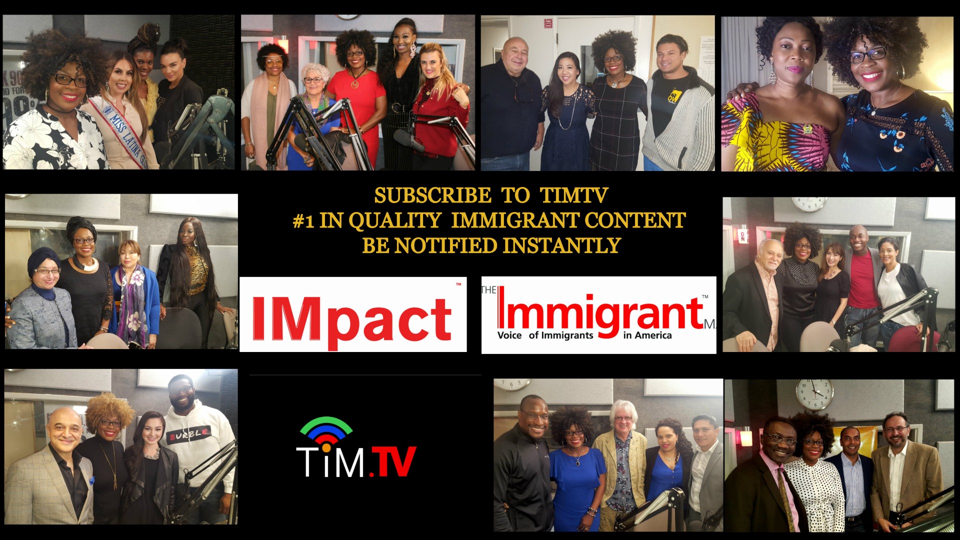 Welcome To IMpact Talks On TIM TV Voice Of Immigrants In America